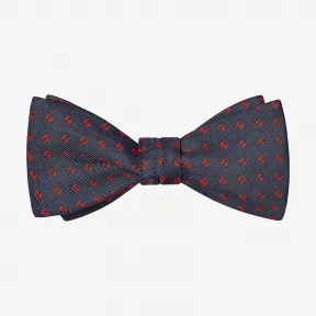 爱马仕/Hermes 蓝色/红色 H Tonneau领结 H846111T_40