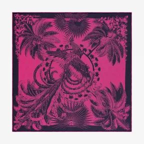 爱马仕/Hermes 灰色 “凤凰神话Tattoo纹”70厘米方巾 H973342S_05