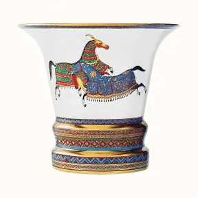 爱马仕/Hermes “东方骏马”花瓶，大号 P009854P