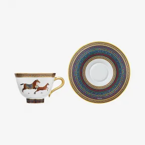 爱马仕/Hermes “东方骏马”茶杯与杯碟 P009886P