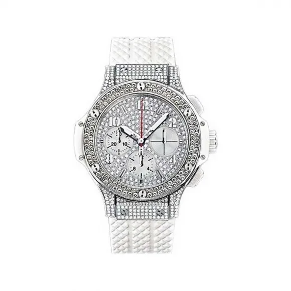 宇舶/Hublot Big Bang系列 41 MM 不锈钢配 198 颗钻石 自动机械机芯 男表 341.SE.9054.RW.174