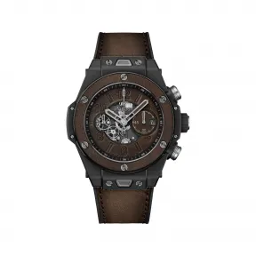宇舶/Hublot Big Bang系列 微珠喷砂及抛光黑色陶瓷 45 毫米 男表 411.CI.0500.VR.BER20