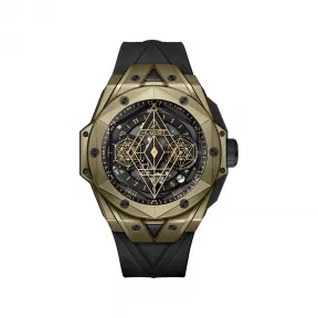 宇舶/Hublot Big Bang系列 45MM 抛光18K魔法金 自动机械机芯 男表 418.MX.1103.RX.MXM22