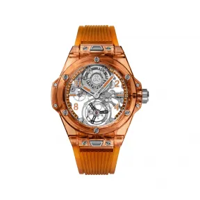 宇舶/Hublot Big Bang系列 抛光橙色蓝宝石水晶表镜 45 毫米 男表 419.JO.0120.RT