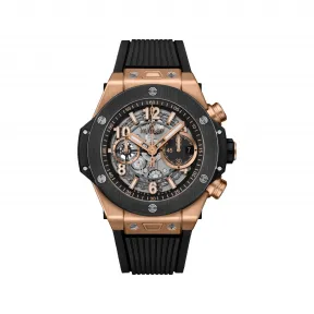 宇舶/Hublot Big Bang系列 抛光及缎面18K王金 44 毫米 男表 421.OM.1180.RX