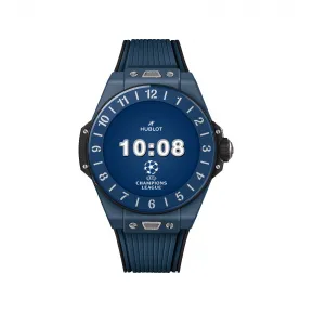 宇舶/Hublot Big Bang系列 微珠喷砂及抛光蓝色陶瓷 42 毫米 男表 440.EX.1100.RX.UCL20