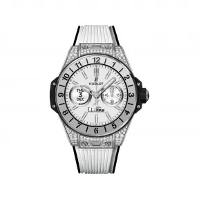 宇舶/Hublot Big Bang系列 缎面及抛光钛金属镶嵌108颗钻石，重1.19克拉 42 毫米 男表 440.NX.1101.RW.1704