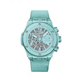 宇舶/Hublot Big Bang系列 42 MM 缎面抛光绿松石色阳极氧化铝 自动机械机芯 男表 441.UB.5120.NR