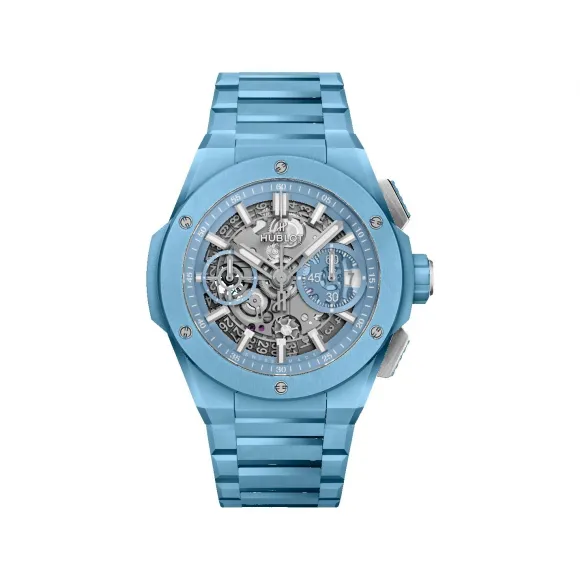 宇舶/Hublot Big Bang系列 42MM 缎面及抛光蓝色陶瓷 自动机械机芯 男表 451.EX.5120.EX