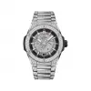 宇珀/Hublot Big Bang系列 40MM 抛光钛金属，镶嵌128颗钻石 自动机械机芯 男表 456.NX.0170.NX.3704
