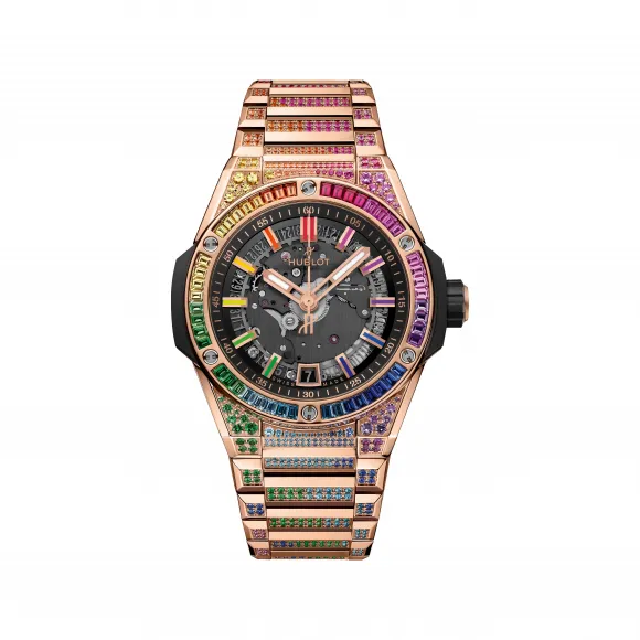 宇舶/Hublot Big Bang系列 40MM 缎面及抛光18K王金自动机械机芯 男表 456.OX.0180.OX.3999