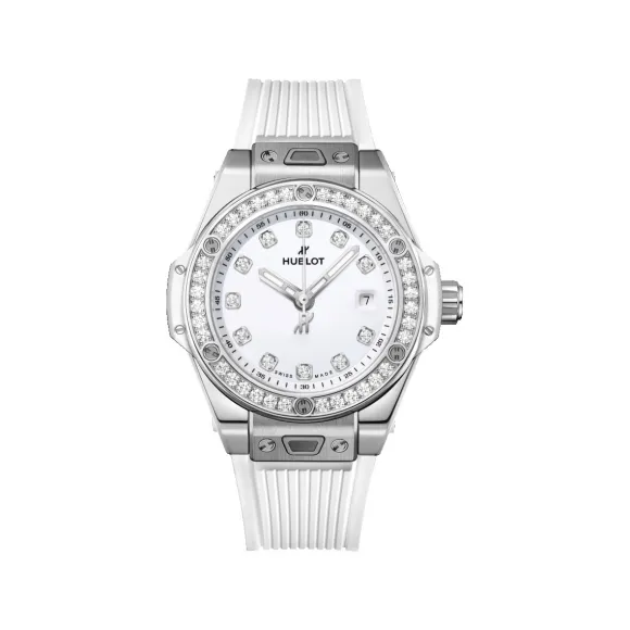 宇舶/Hublot Big Bang系列 33MM 抛光及缎面精钢 自动机械机芯 女表 485.SE.2210.RW.1204