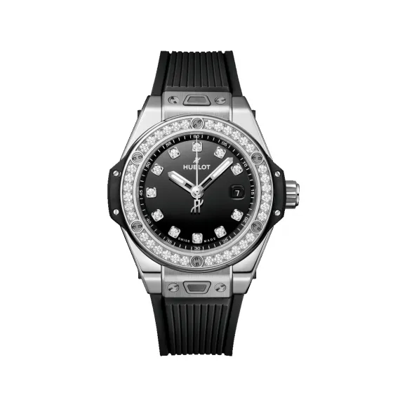 宇舶/Hublot Big Bang系列 33MM 抛光及缎面精钢 自动机械机芯 女表 485.SX.1270.RX.1204