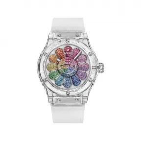 宇舶/Hublot 经典融合系列 45MM 抛光蓝宝石水晶 自动机械机芯 男表 507.JX.0800.RT.TAK21