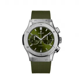 宇舶/Hublot 经典融合系列 缎面及抛光钛金属 45 毫米 男表 521.NX.8970.RX