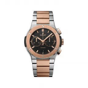 宇舶/Hublot 经典融合系列 42MM 缎面及抛光钛金属 自动机械机芯 男表 540.NO.1180.NO