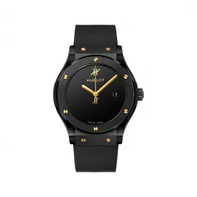 宇舶/Hublot Classic Fusion Madrid Boutique系列 42MM 黑色陶瓷 自动机械机芯 男表 542.CM.1280.RX.MAD22