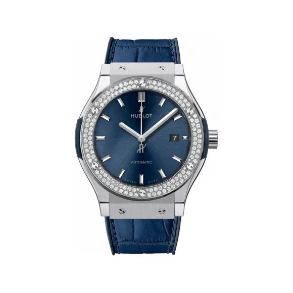 宇舶/Hublot 经典融合系列 42MM 宝石, 钛 自动机械机芯 男表 542.NX.7170.LR.1104