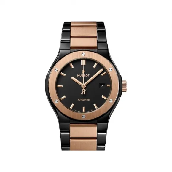 宇舶/Hublot 经典融合系列 42MM 陶瓷, 玫瑰金 自动机械机芯 男表 548.CO.1180.CO