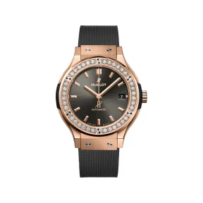 宇舶/Hublot 经典融合系列 缎面及抛光18K王金 38 毫米 男表 565.OX.7081.RX.1204