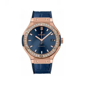 宇舶/Hublot 经典融合系列 38MM 宝石、玫瑰金 自动机械机芯 男表 565.OX.7180.LR.1204