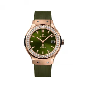 宇舶/Hublot 经典融合系列 缎面及抛光18K王金 38 毫米 男表 565.OX.8980.RX.1204