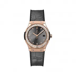 宇舶/Hublot Classic Fusion系列 33 MM 18kt 玫瑰金 石英机芯 女表 581.ox.7081.lr.1104