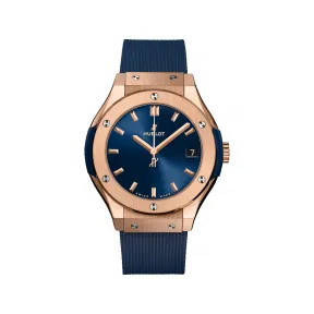 宇舶/Hublot 经典融合系列 缎面及抛光18K王金 33 毫米 女表 581.OX.7180.RX