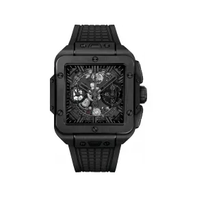 宇舶/Hublot Square Bang 42MM 缎面抛光黑色陶瓷 自动机械机芯 男表 821.CX.0140.RX
