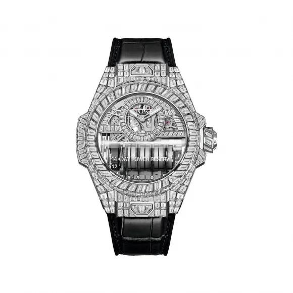 宇舶/Hublot big-bang系列 45MM 白金 手动机械机芯 男表 911.WX.9010.LR.9904