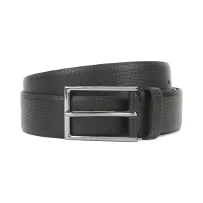 雨果博斯/Hugo Boss 男士饰有浮雕式压花细节的皮革腰带 hbas50262032001