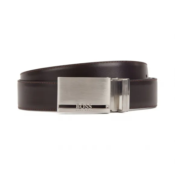 雨果博斯/Hugo Boss 男士光滑牛皮双面腰带 hbas50286255002