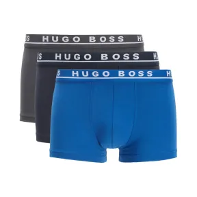 雨果博斯/Hugo Boss 三条装弹力棉平角内裤 hbas50325403487