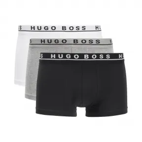 雨果博斯/Hugo Boss 三条装弹力棉平角内裤 hbas50325403999