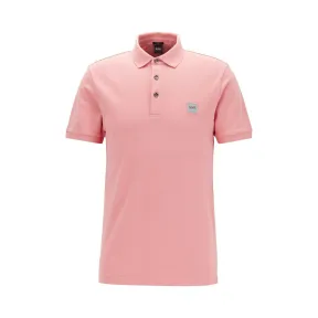 雨果博斯/Hugo Boss 男士修身版弹力棉凸纹布polo衫 hbas50378334664