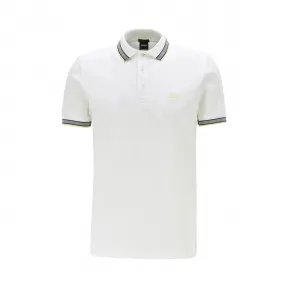 雨果博斯/Hugo Boss 男士徽标底领棉质珠地布 Polo 衫 hbas50398302103