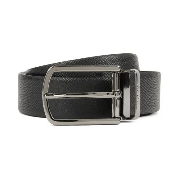 雨果博斯/Hugo Boss 男士可拆卸带扣双面皮革腰带 hbas50408106001