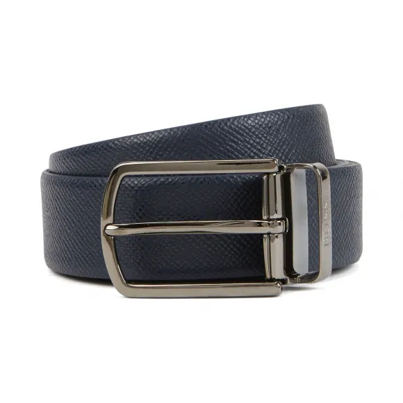 雨果博斯/Hugo Boss 男士可拆卸带扣双面皮革腰带 hbas50408106401