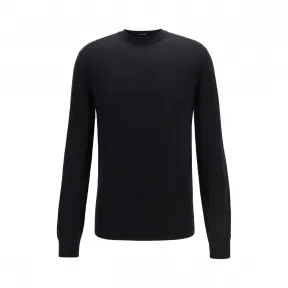 雨果博斯/Hugo Boss 纯色圆领套头羊毛针织衫 hbas50415921001