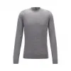 雨果博斯/Hugo Boss 纯色圆领套头羊毛针织衫 hbas50415921030