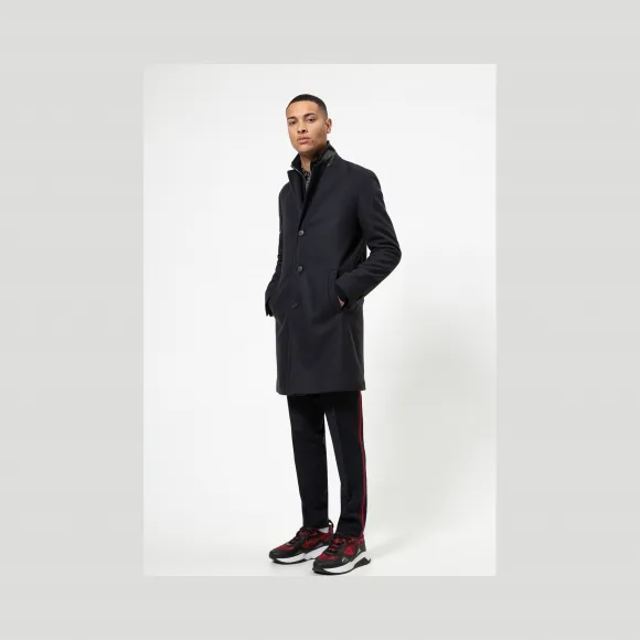 雨果博斯/Hugo Boss 男士初剪羊毛混纺修身外套 hbas50417618410