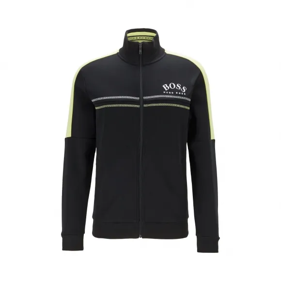 雨果博斯/Hugo Boss 男士拉链混纺面料运动外套 hbas50418725002