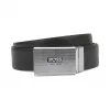 雨果博斯/Hugo Boss 男士针扣加牌扣双面皮革腰带 hbas50419568002
