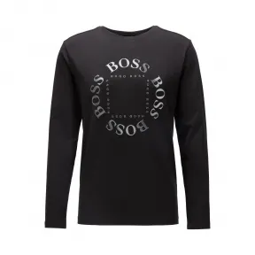 雨果博斯/Hugo Boss 男士反光徽标装饰弹力棉常规版型T恤 hbas50419913001