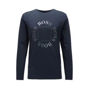 雨果博斯/Hugo Boss 男士反光徽标装饰弹力棉常规版型T恤 hbas50419913410