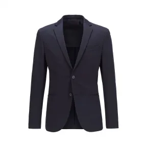 雨果博斯/Hugo Boss 男士微图案弹力针织修身西服夹克 hbas50421830410