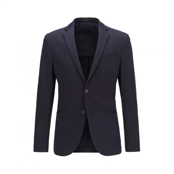 雨果博斯/Hugo Boss 男士微图案弹力针织修身西服夹克 hbas50421830410