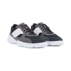 雨果博斯/Hugo Boss 采用网眼鞋面设计的皮革低帮运动鞋 hbas50422403060