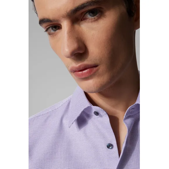 雨果博斯/Hugo Boss 男士商务时尚波点纯棉长袖衬衫 hbas50422975504