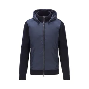 雨果博斯/Hugo Boss 男士同色系衣身兜帽针织上衣 hbas50423374402